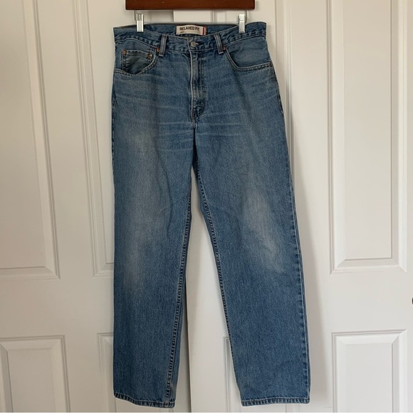 Men's Levi's 550 Relaxed Fit Denim Jeans 34 x 32 Medium Wash - Picture 1 of 16